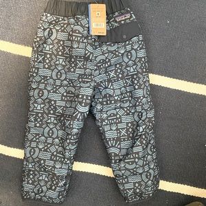 Brand new Patagonia reversible tribbles snow pants 3T